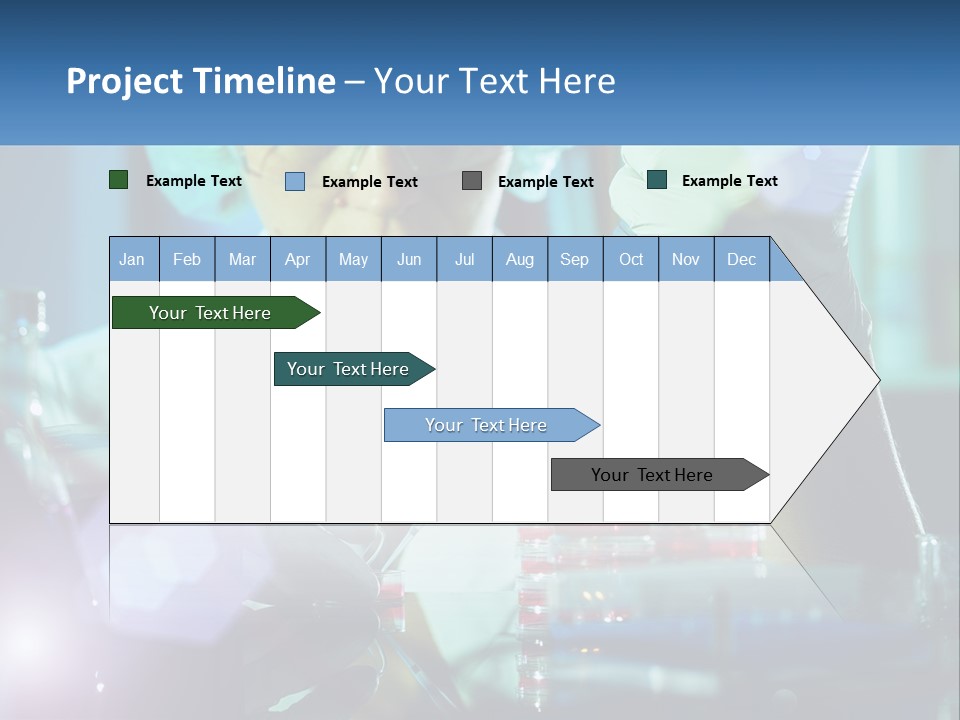 White Wave Senior PowerPoint Template