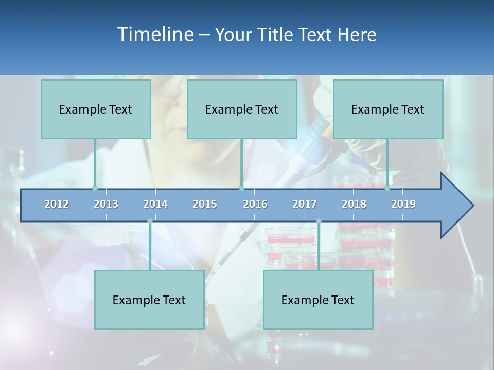 White Wave Senior PowerPoint Template