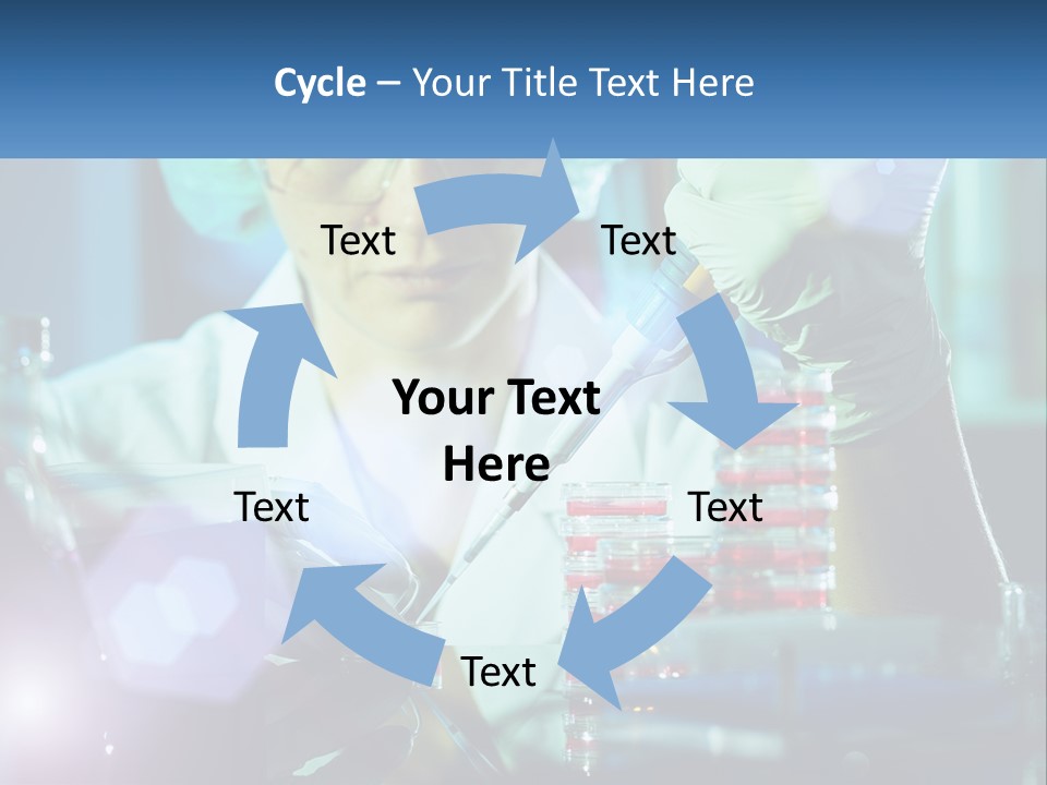 White Wave Senior PowerPoint Template
