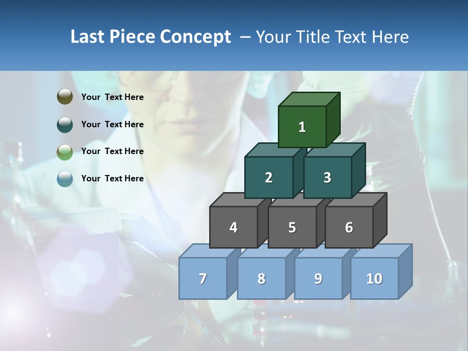 White Wave Senior PowerPoint Template