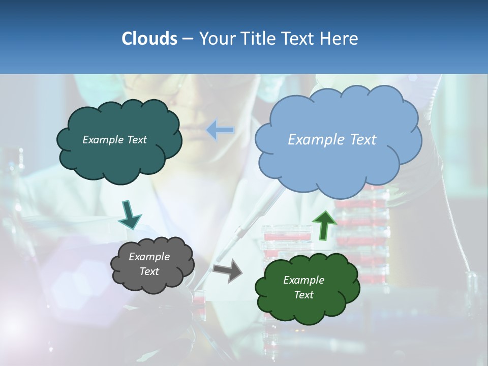 White Wave Senior PowerPoint Template