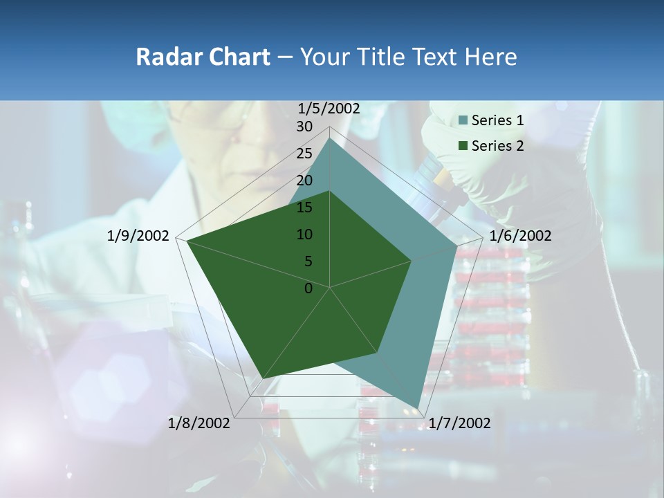 White Wave Senior PowerPoint Template