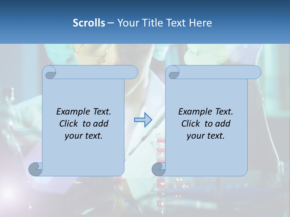 White Wave Senior PowerPoint Template