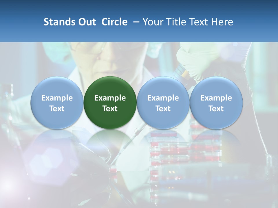 White Wave Senior PowerPoint Template