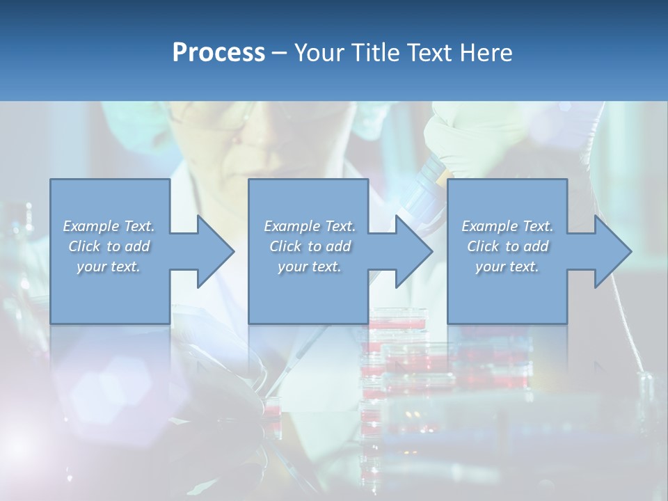 White Wave Senior PowerPoint Template
