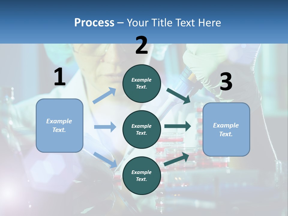 White Wave Senior PowerPoint Template