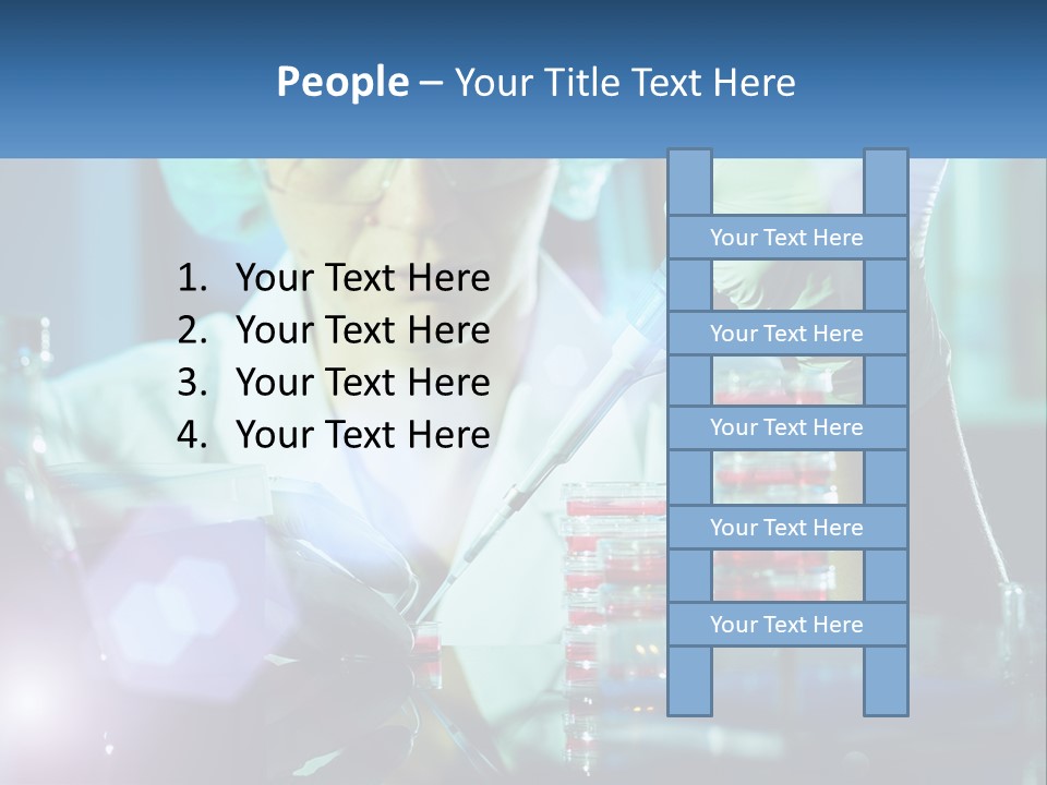 White Wave Senior PowerPoint Template