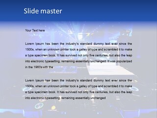 Sad Water Lifestyle PowerPoint Template