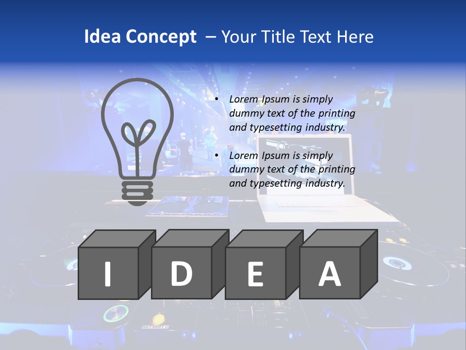 Sad Water Lifestyle PowerPoint Template