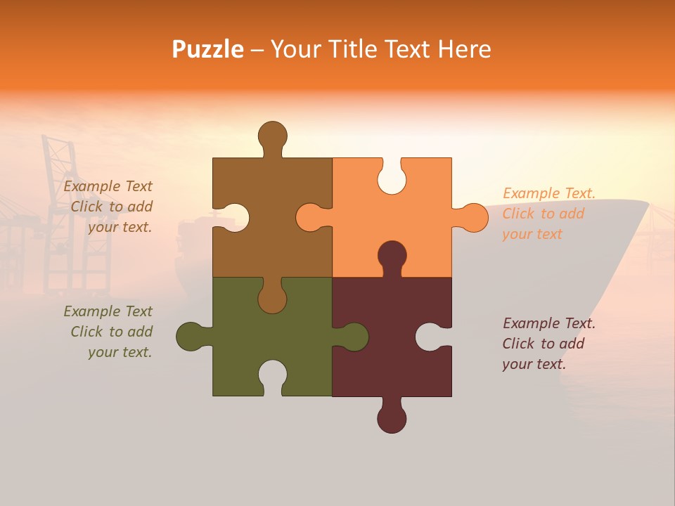 Lifestyle Sunset Life PowerPoint Template
