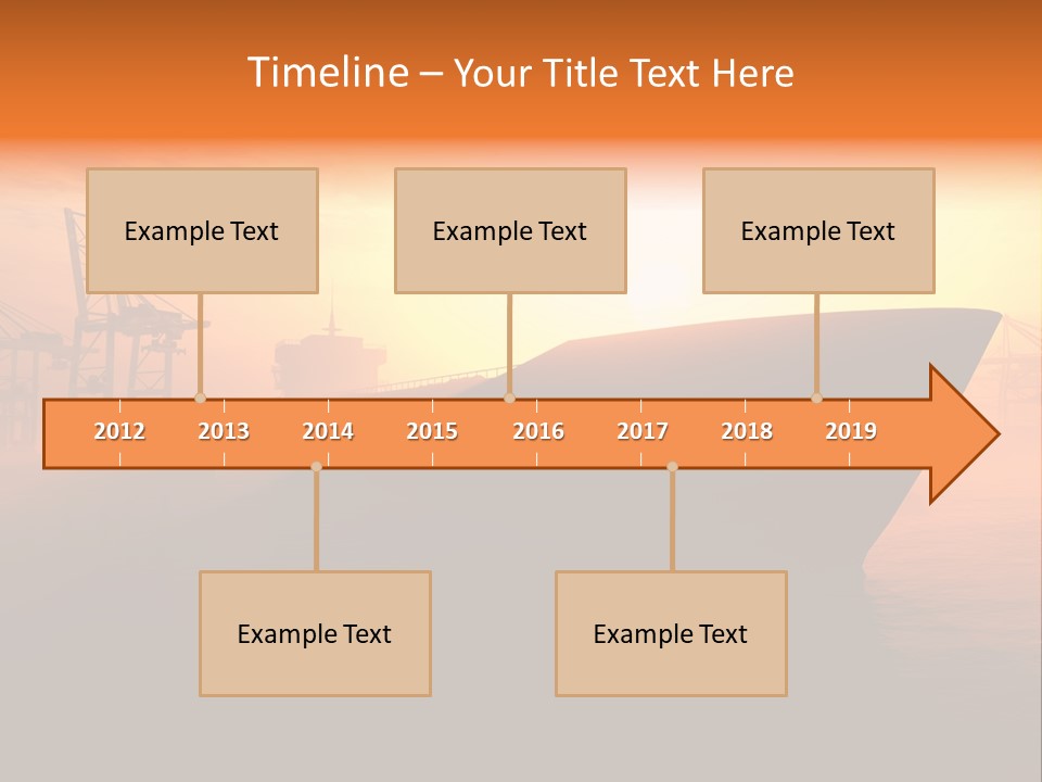 Lifestyle Sunset Life PowerPoint Template