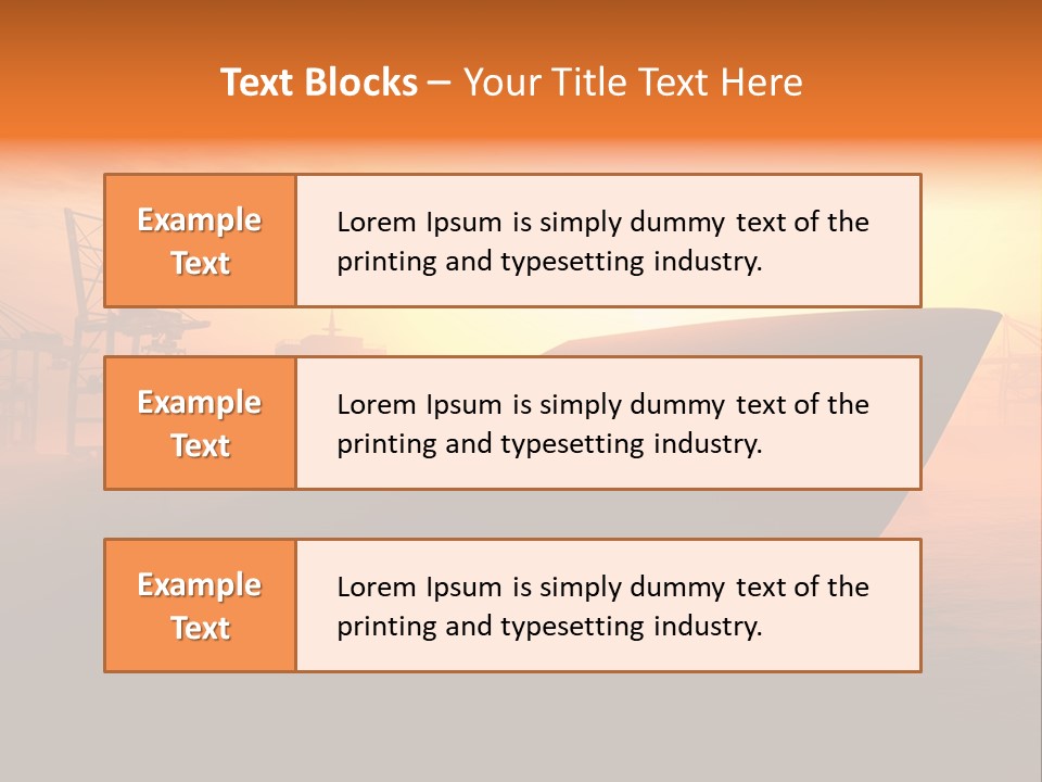 Lifestyle Sunset Life PowerPoint Template