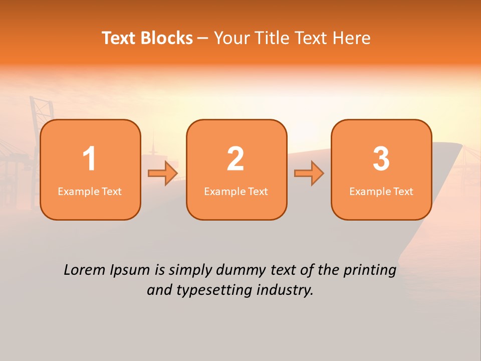 Lifestyle Sunset Life PowerPoint Template