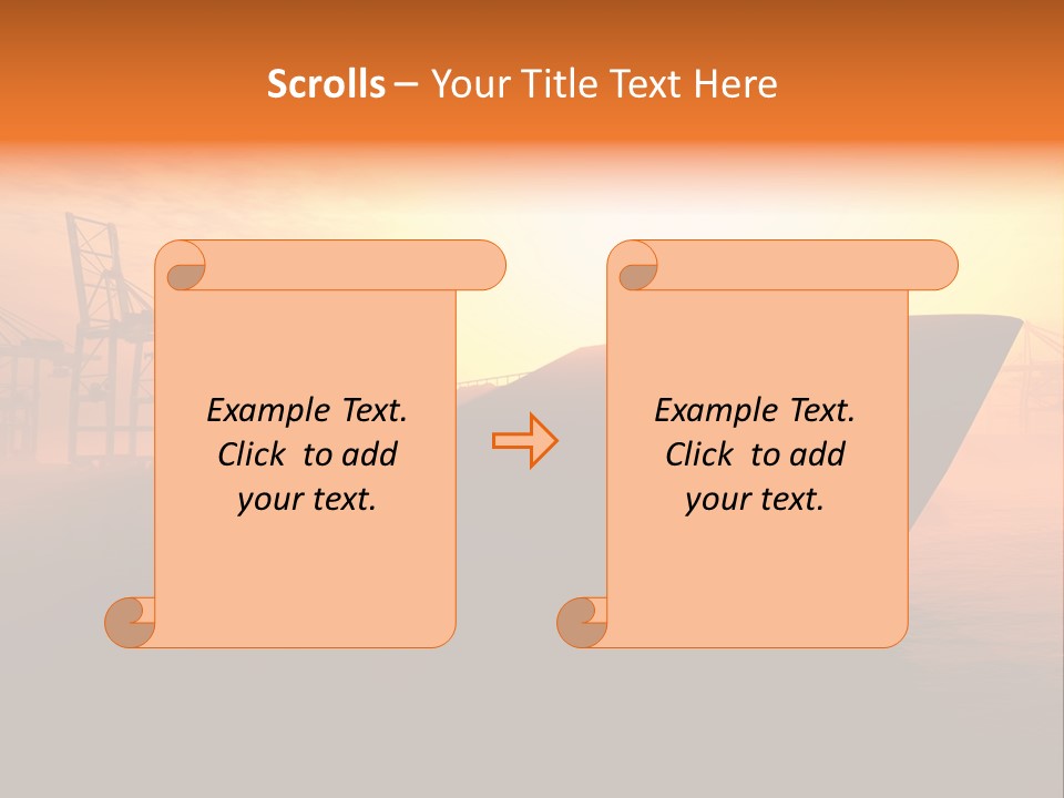 Lifestyle Sunset Life PowerPoint Template
