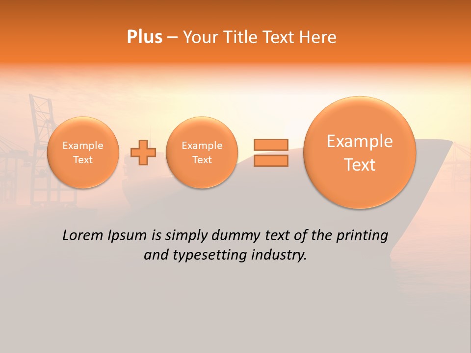 Lifestyle Sunset Life PowerPoint Template