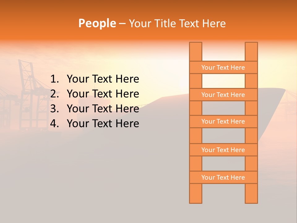 Lifestyle Sunset Life PowerPoint Template