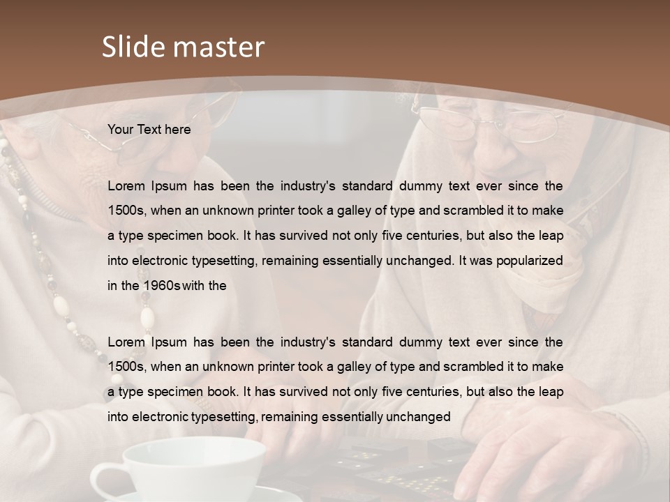 Coast Portrait Parent PowerPoint Template