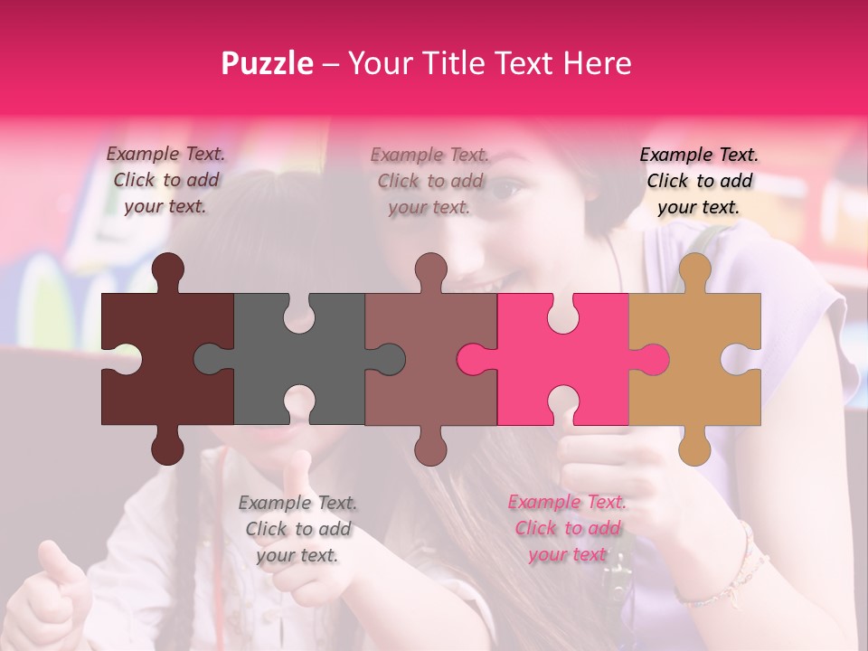 Old Sunset Caucasian PowerPoint Template