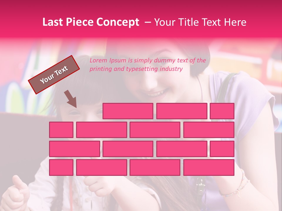 Old Sunset Caucasian PowerPoint Template