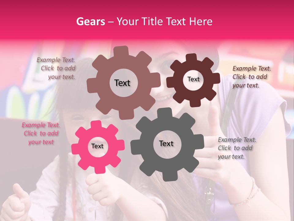 Old Sunset Caucasian PowerPoint Template