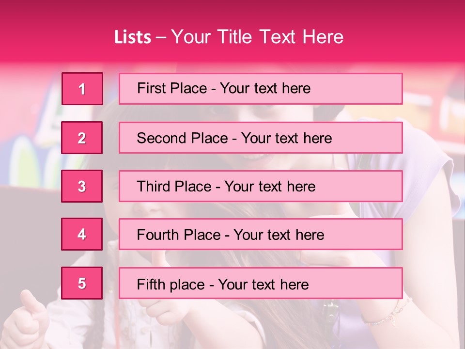 Old Sunset Caucasian PowerPoint Template