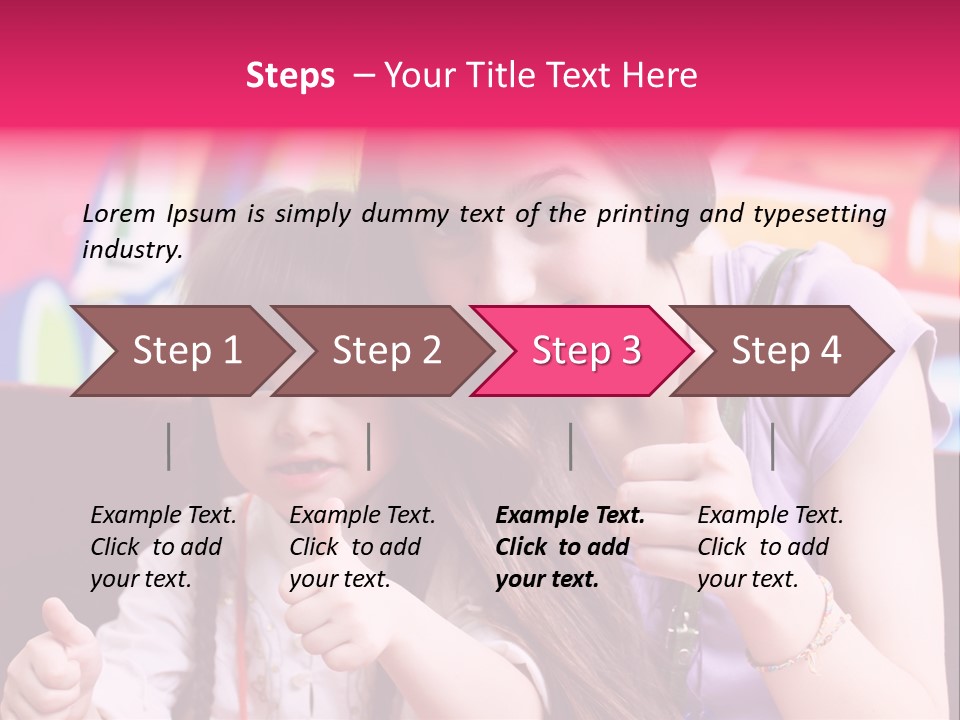 Old Sunset Caucasian PowerPoint Template