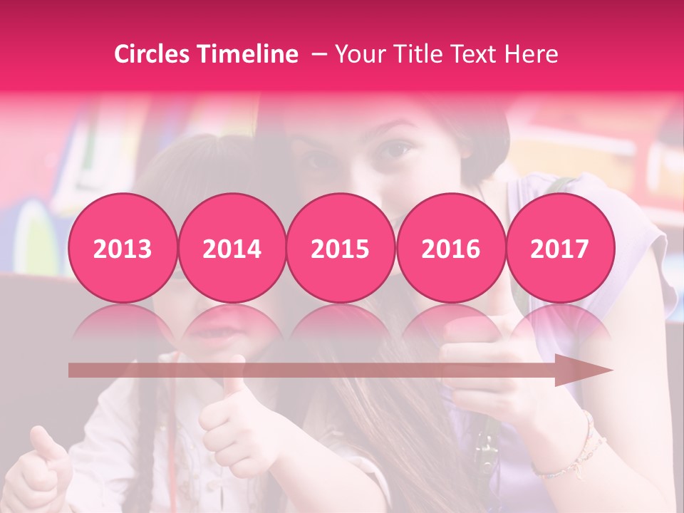 Old Sunset Caucasian PowerPoint Template