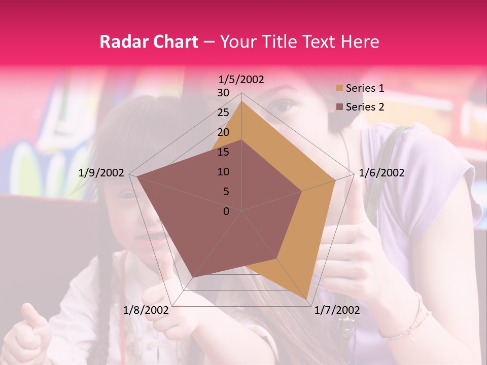 Old Sunset Caucasian PowerPoint Template
