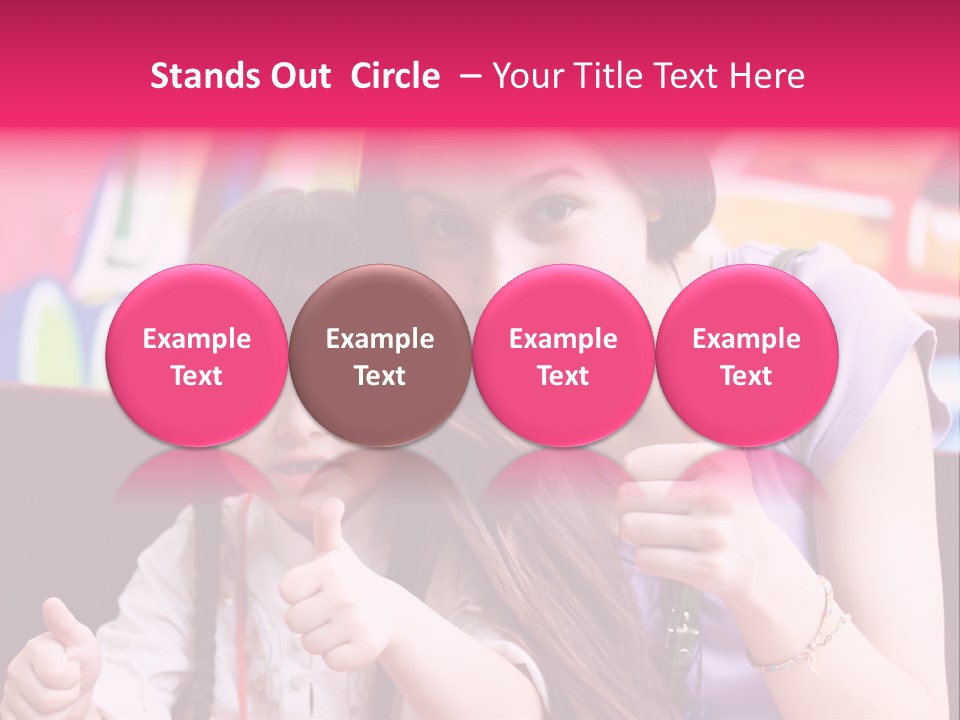 Old Sunset Caucasian PowerPoint Template