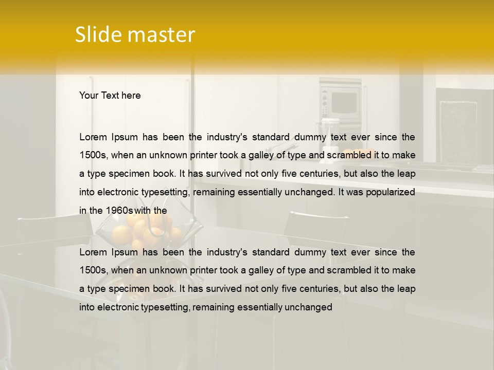 Calm Retired Parent PowerPoint Template