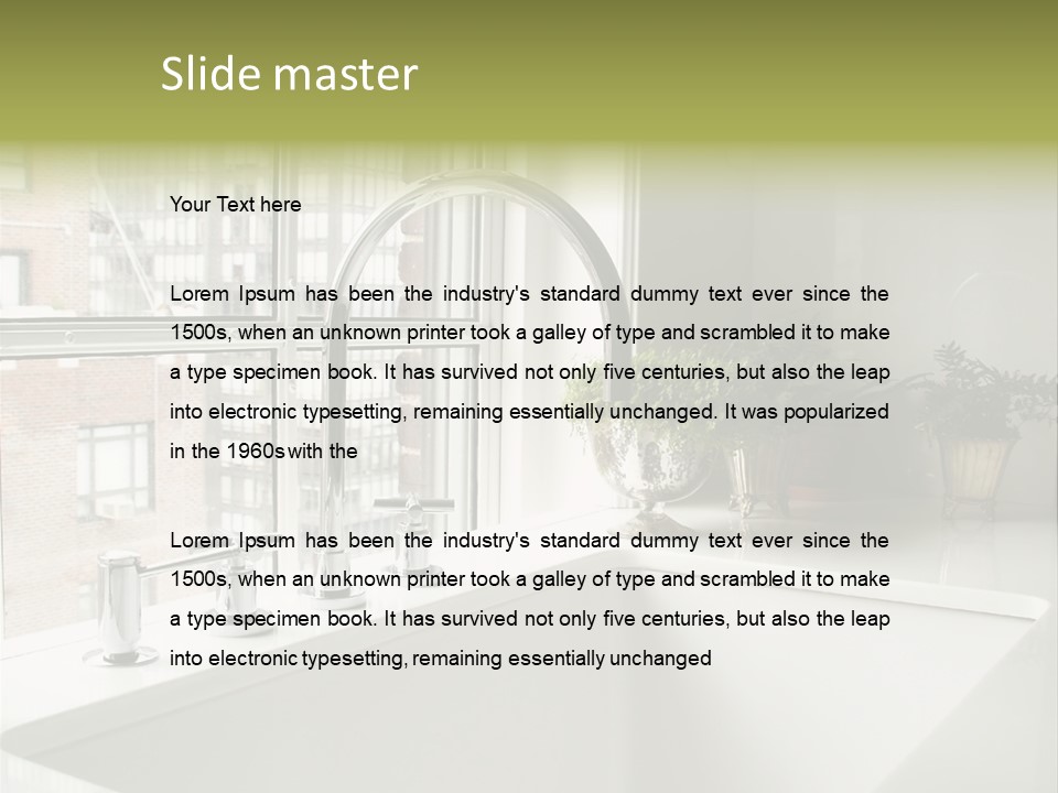 Water Wave Sad PowerPoint Template