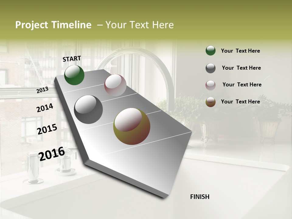 Water Wave Sad PowerPoint Template