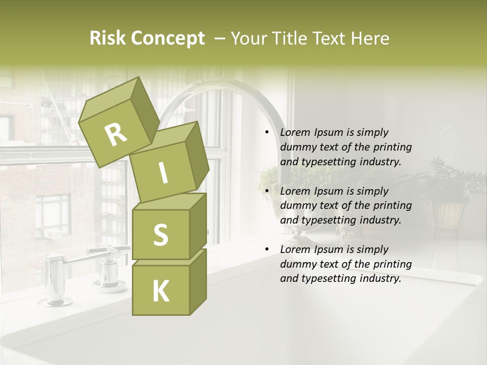 Water Wave Sad PowerPoint Template