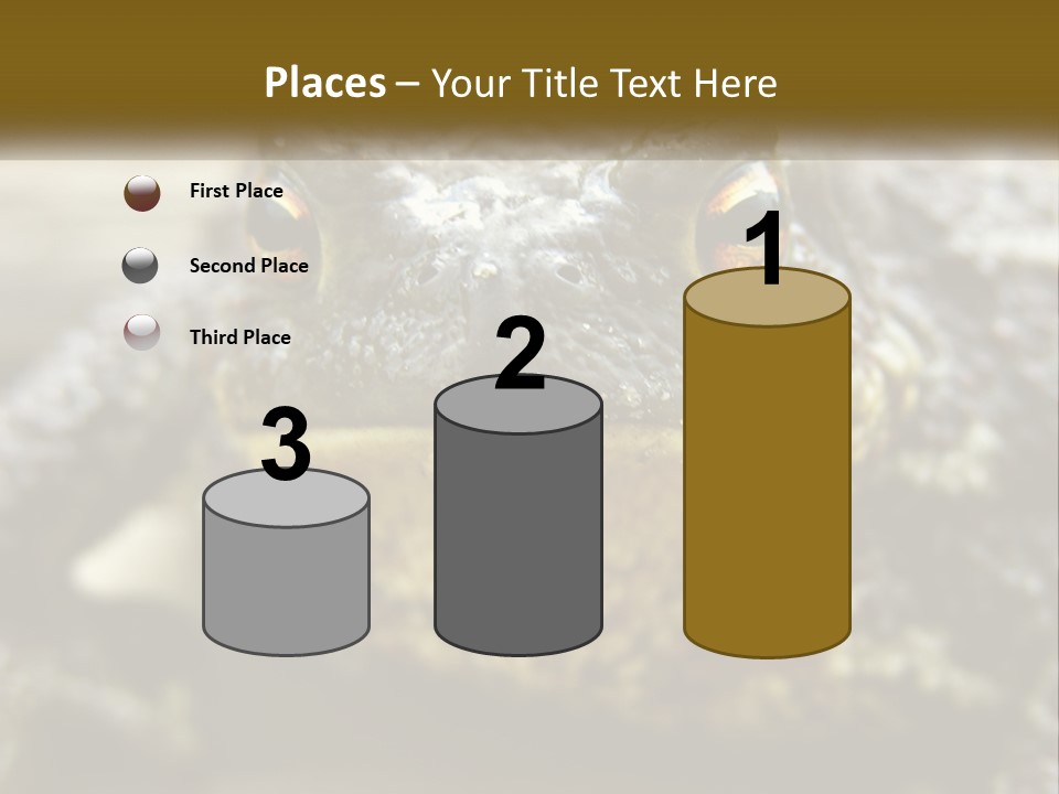 Single Water Caucasian PowerPoint Template