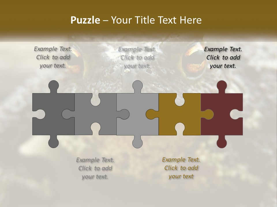 Single Water Caucasian PowerPoint Template