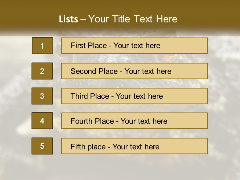 Single Water Caucasian PowerPoint Template