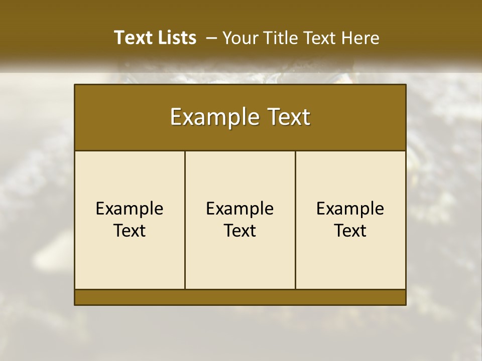 Single Water Caucasian PowerPoint Template