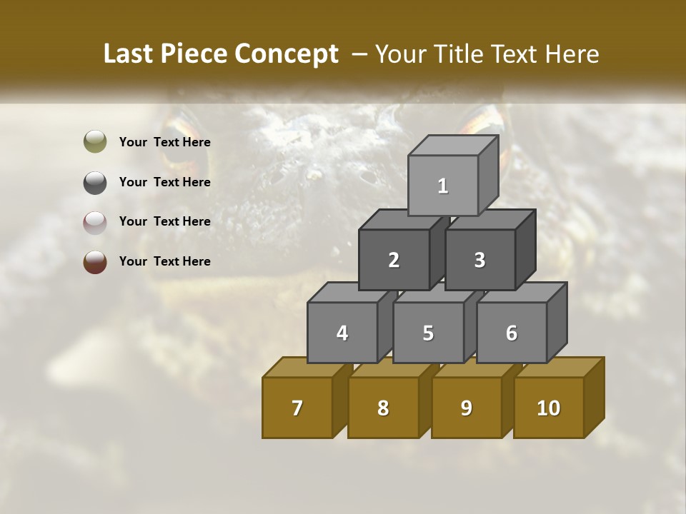 Single Water Caucasian PowerPoint Template