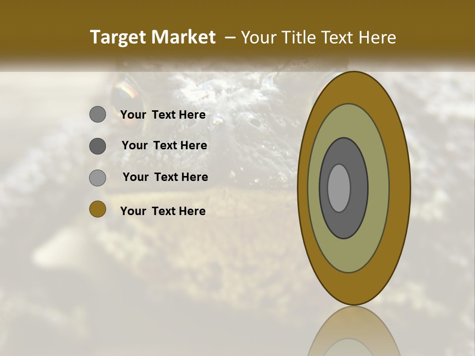 Single Water Caucasian PowerPoint Template