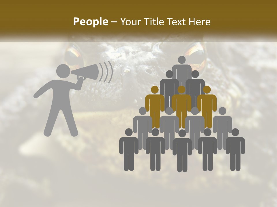 Single Water Caucasian PowerPoint Template