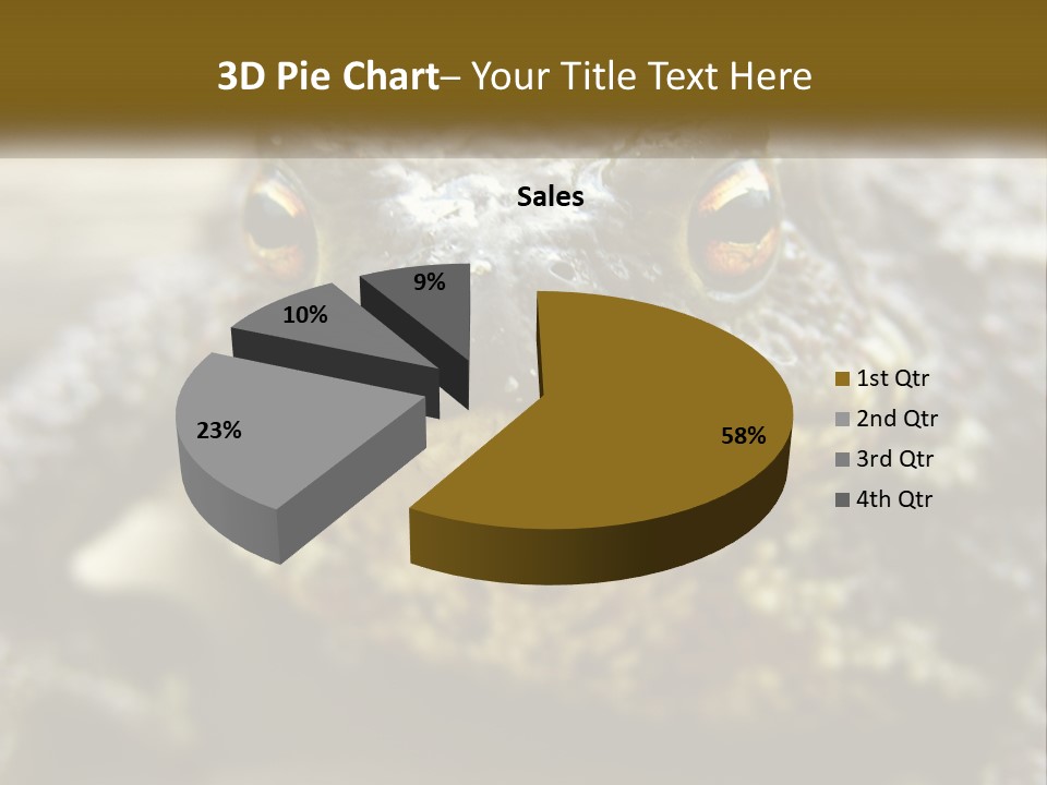 Single Water Caucasian PowerPoint Template
