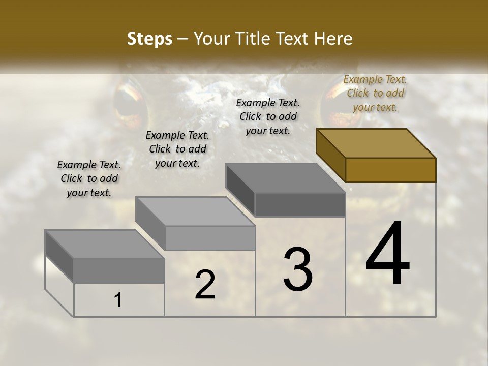 Single Water Caucasian PowerPoint Template