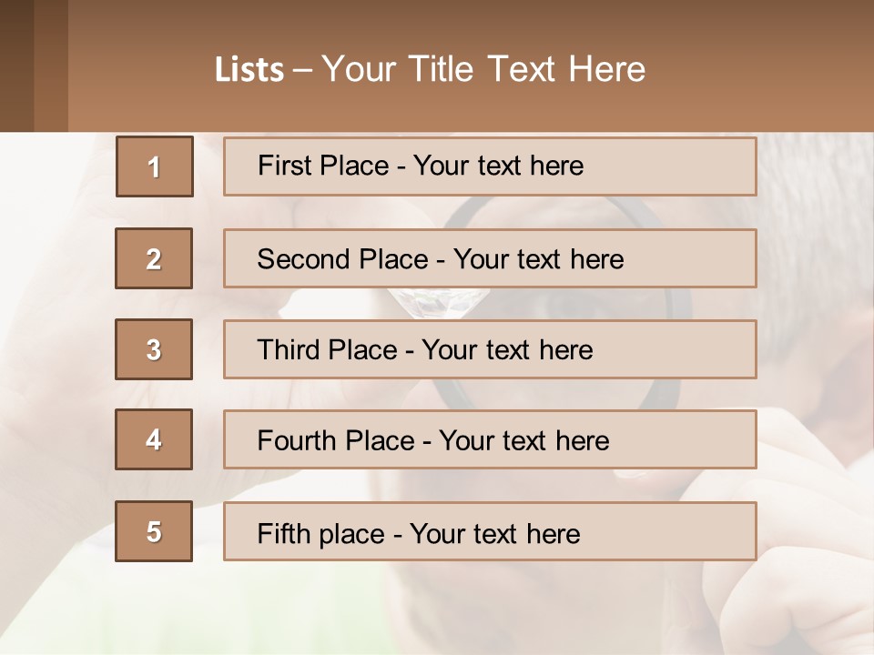 Caucasian Coastal Old PowerPoint Template