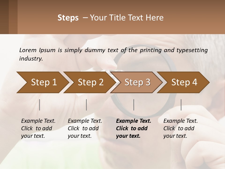 Caucasian Coastal Old PowerPoint Template