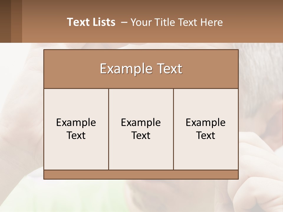 Caucasian Coastal Old PowerPoint Template