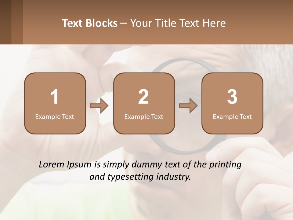 Caucasian Coastal Old PowerPoint Template