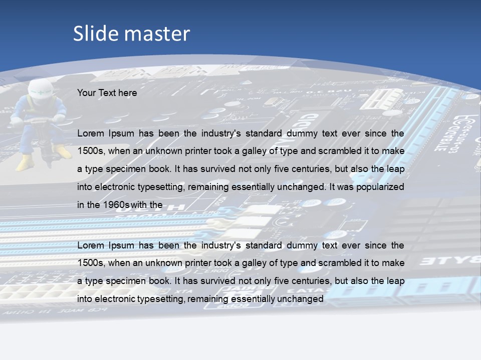 Mother Water Family PowerPoint Template