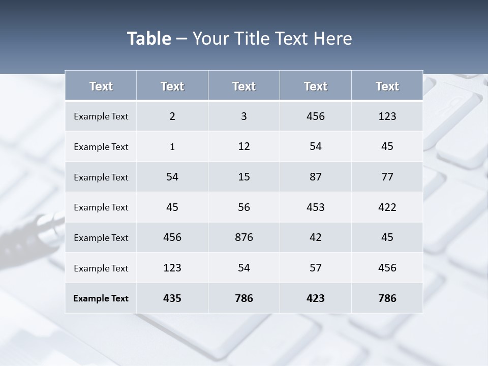 Calm Standing Sea PowerPoint Template