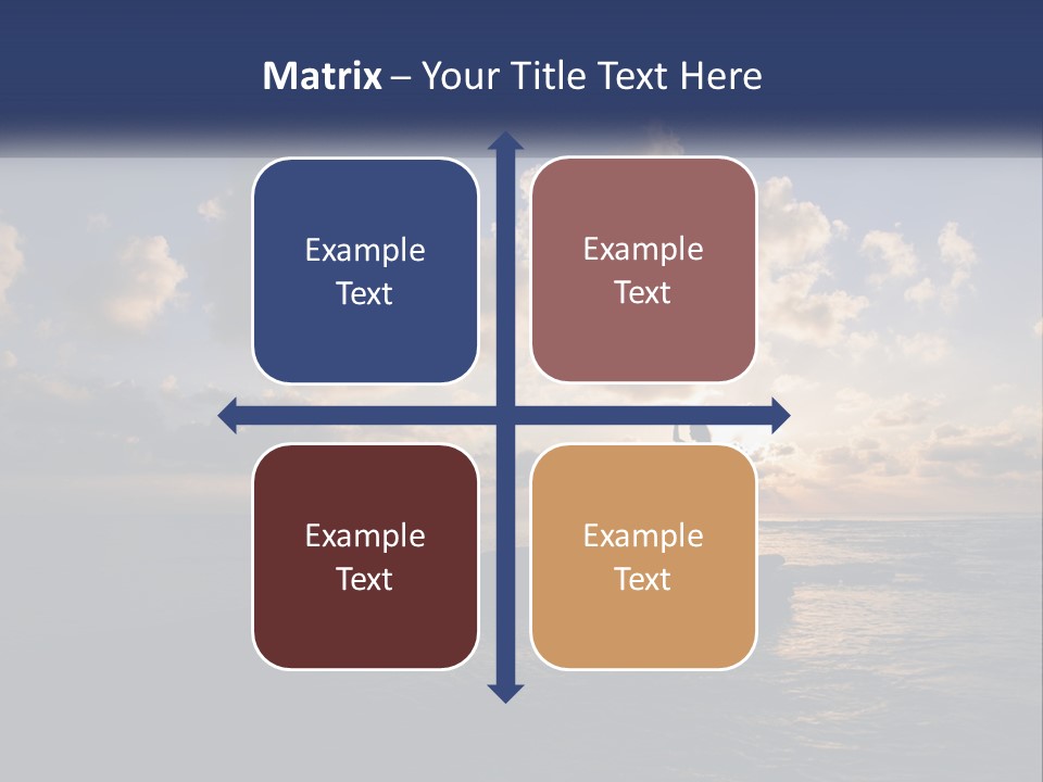 Family Coastal White PowerPoint Template