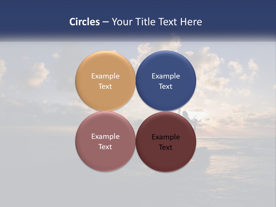 Family Coastal White PowerPoint Template